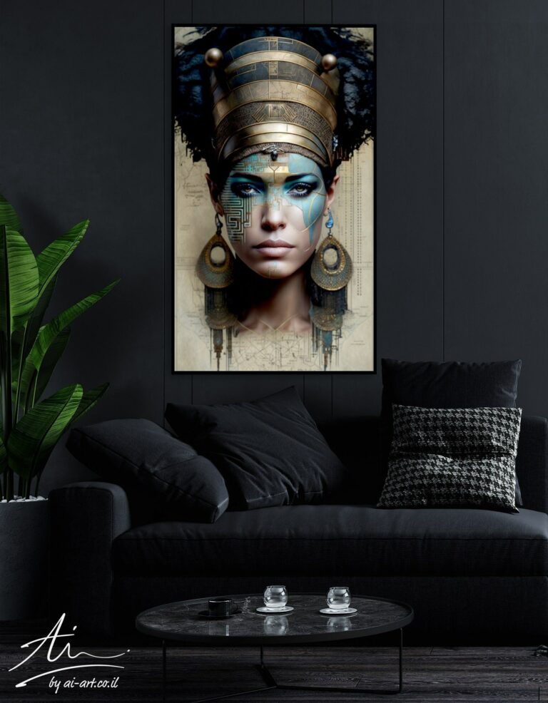Ancient Egyptian Empress Art