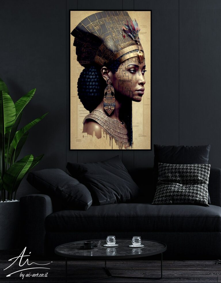 Ancient Egyptian Empress Art