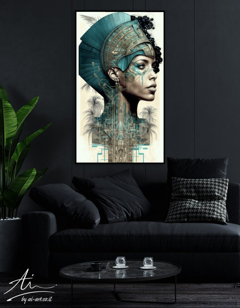 Ancient Egyptian Empress Art