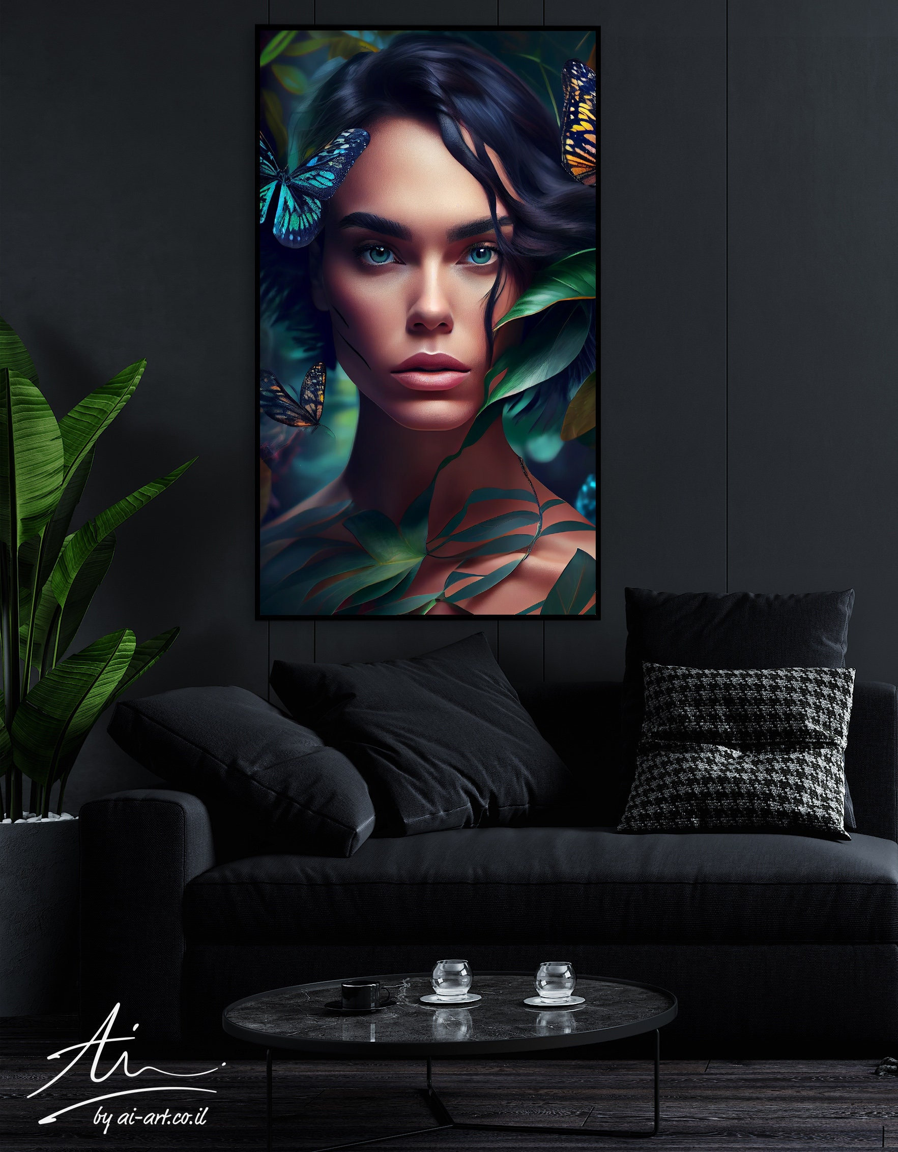 Butterfly Queen - Modern Nature-Inspired Decor Butterfly Queen - Modern Nature-Inspired Decor